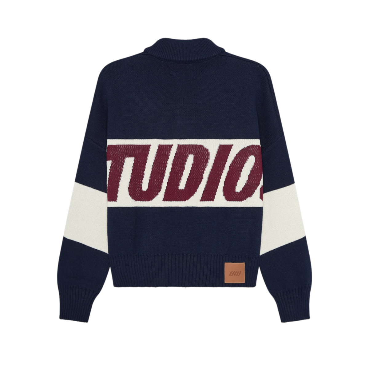Sweater Emestudios Thrill Navy Zipper Knit