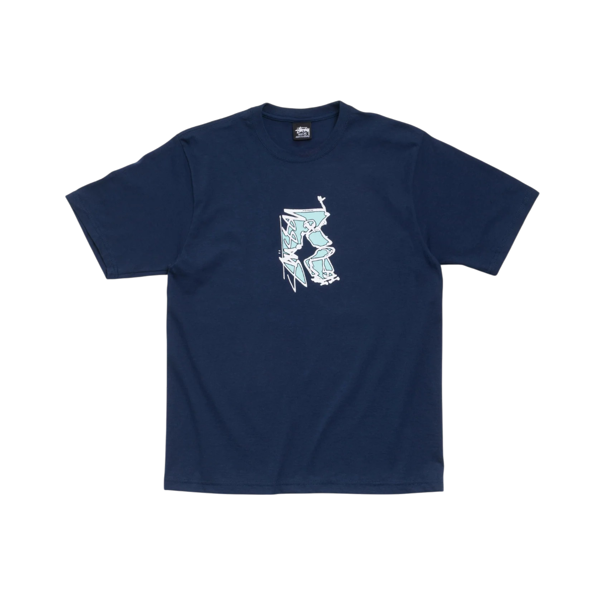 Polera Stussy Smooth Sk8 (Navy)