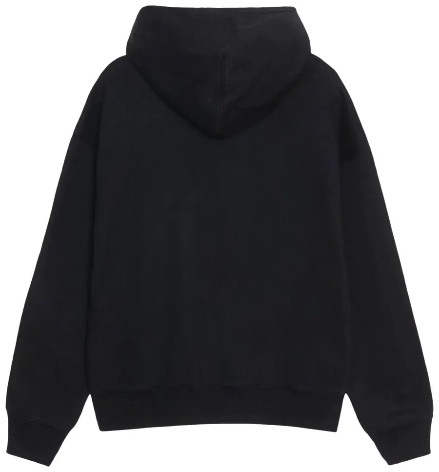 Stussy x Nike Stone Washed Fleece Zip Hoodie 'Black'