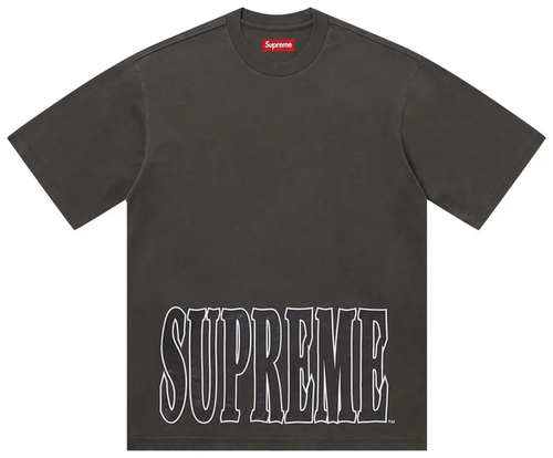 Polera Cracked Stretch S/S Top (Black)