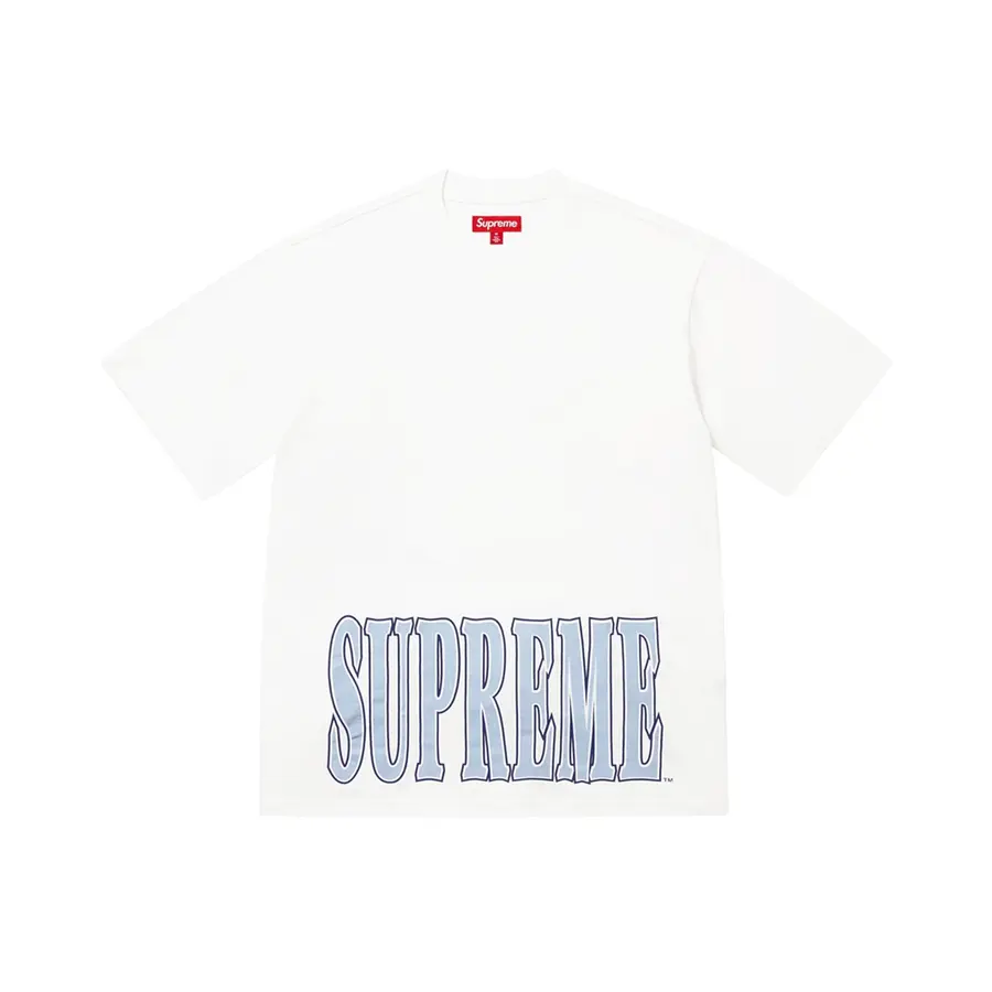 Polera Cracked Stretch S/S Top (White)