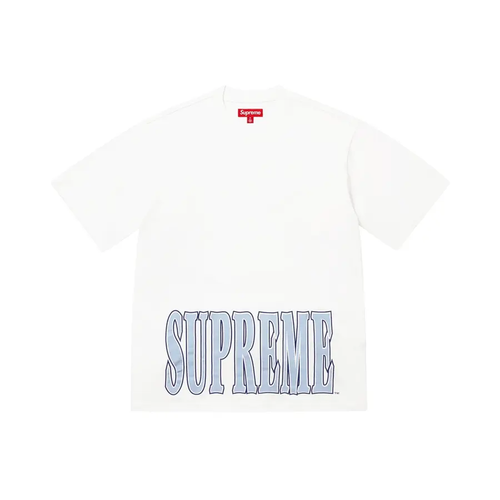 Polera Cracked Stretch S/S Top (White)