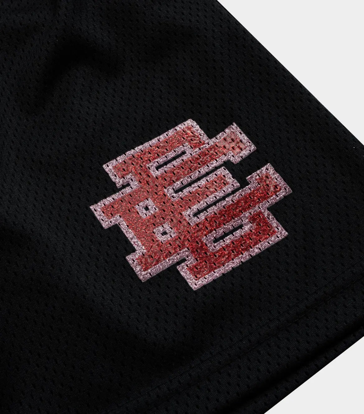 Short Eric Emanuel Valentines Bright (Black/Red Glitter)