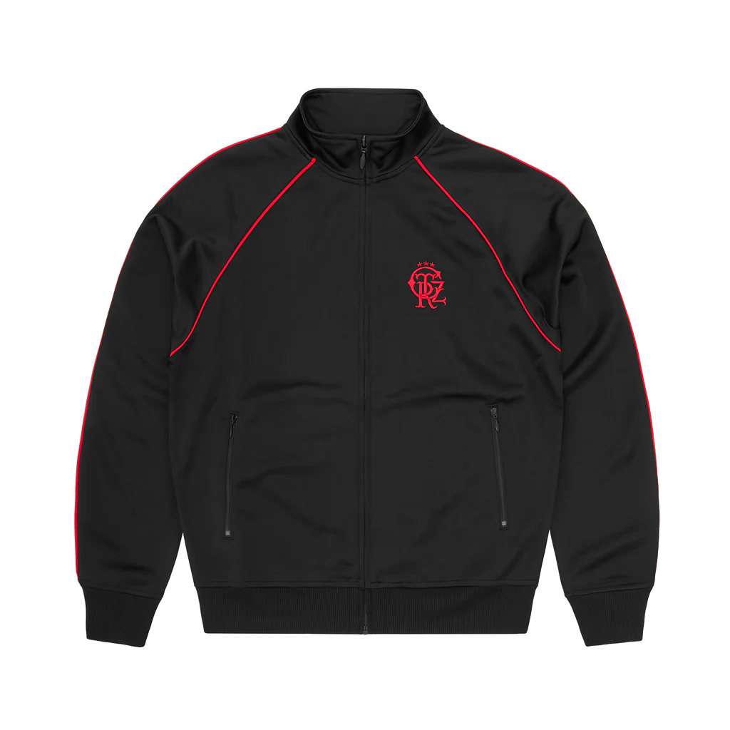 3 STAR CREST TRACK JACKET [BLACK]