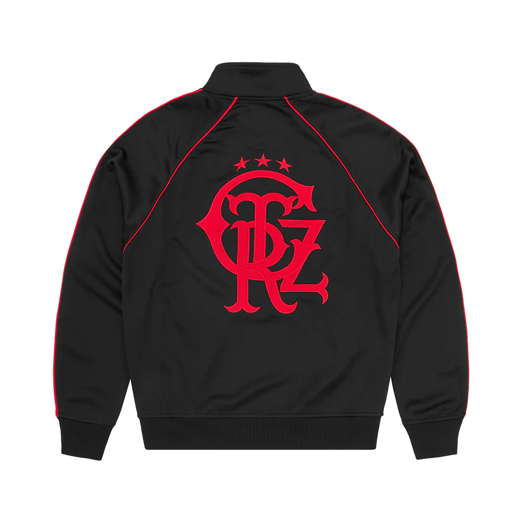 3 STAR CREST TRACK JACKET [BLACK]