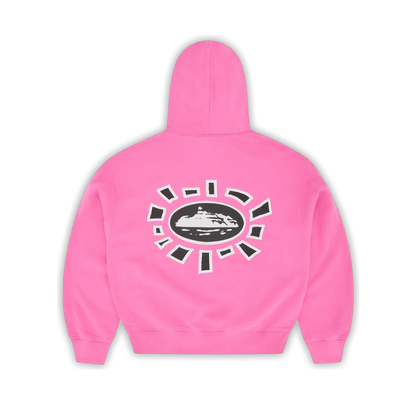 Hoodie Corteiz x Always Do What You Should Do Sun Zip (Pink)