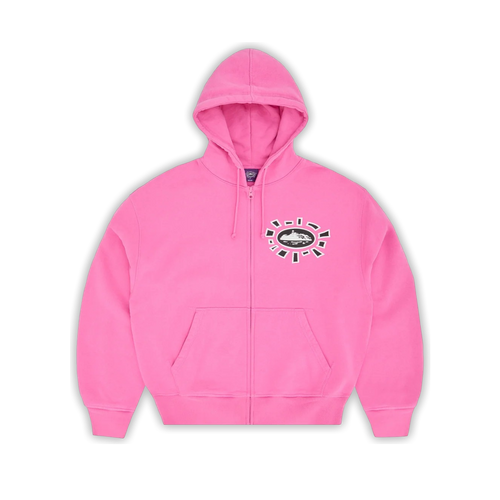 Hoodie Corteiz x Always Do What You Should Do Sun Zip (Pink)
