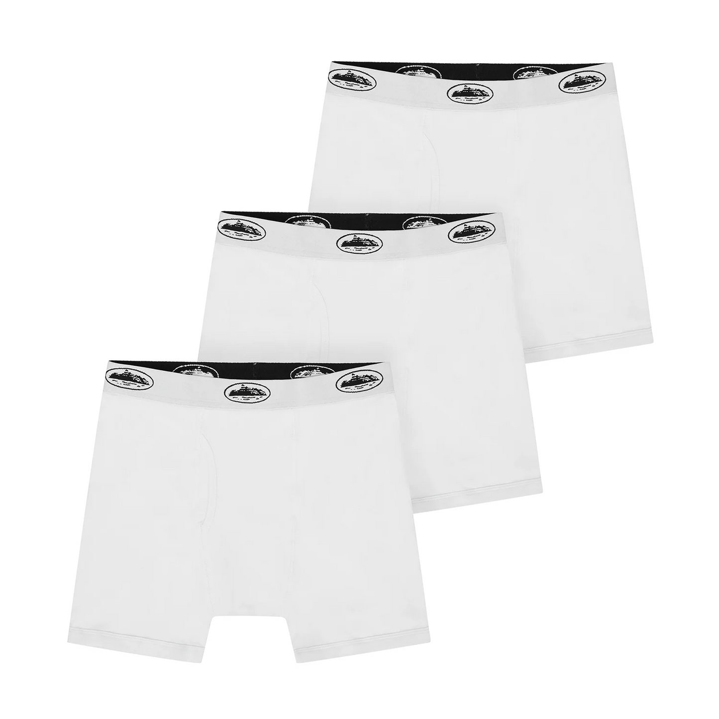 Tripack Boxer Corteiz Alcatraz (White)