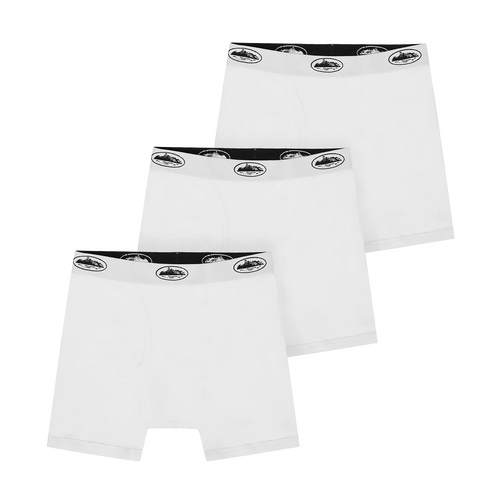 Tripack Boxer Corteiz Alcatraz (White)