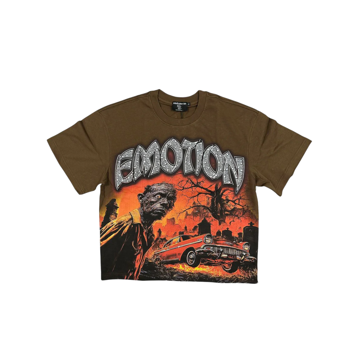 Polera Mixed Emotions Brown Apocalypse