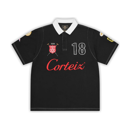 Polera Corteiz Alpine Polo (Classique black)