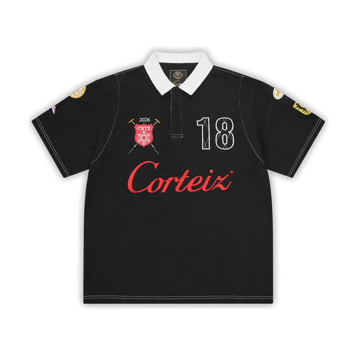 Polera Corteiz Alpine Polo (Classique black)