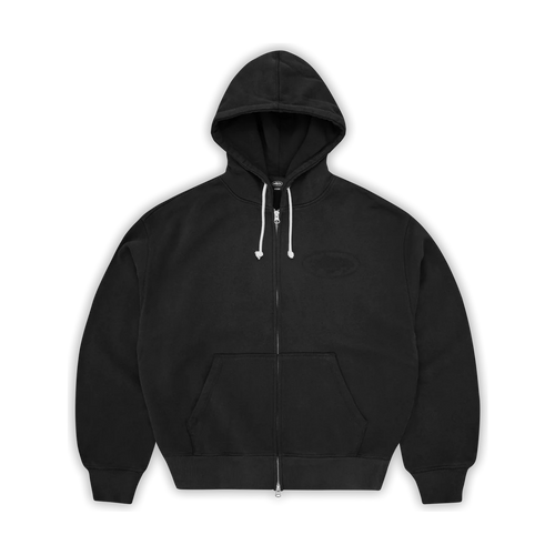 Hoodie Corteiz Zip Island Knockout (Black)