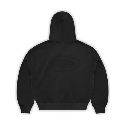 Hoodie Corteiz Zip Island Knockout (Black)