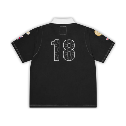 Polera Corteiz Alpine Polo (Classique black)