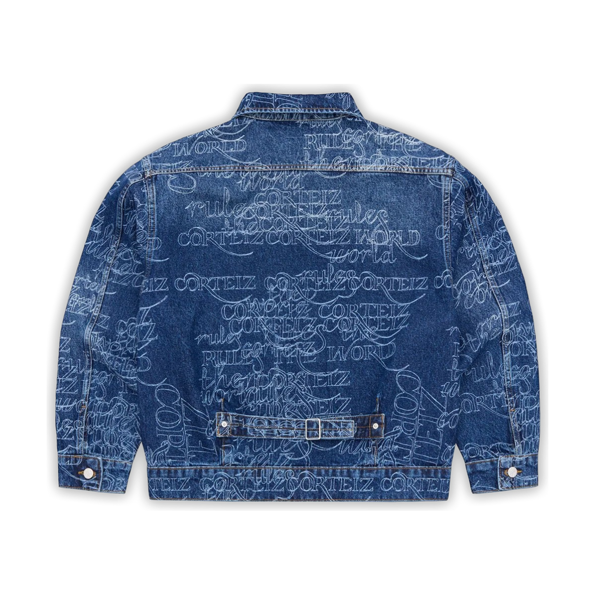 Chaqueta Corteiz Handwritten Denim (Midwash indigo)