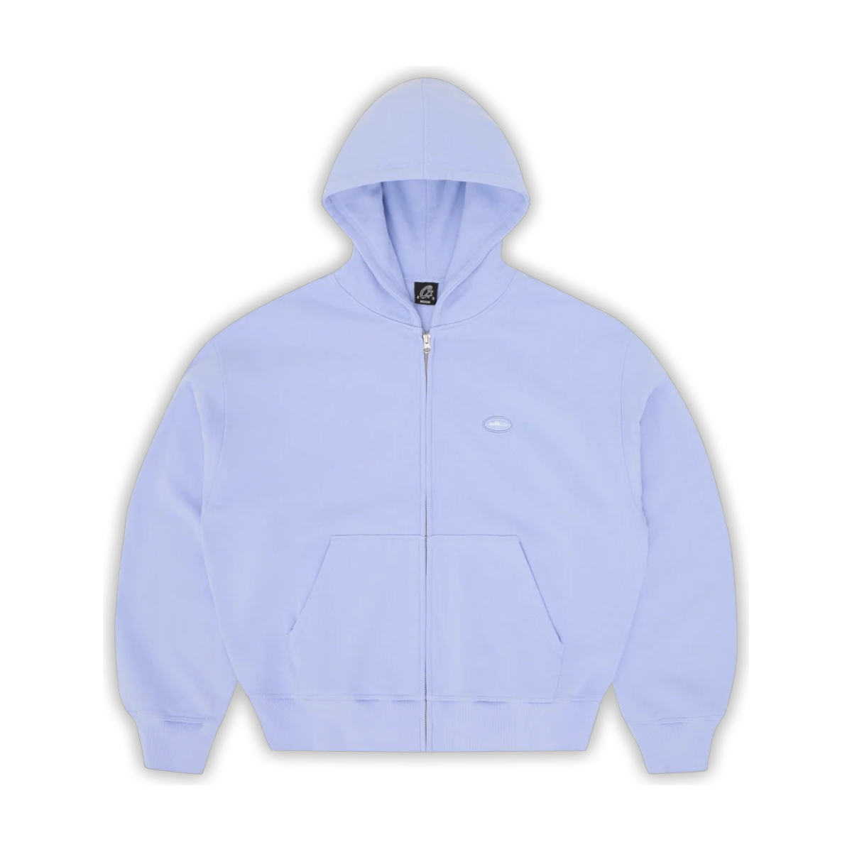 Hoodie Corteiz Zip Mini Island (Baby Blue)