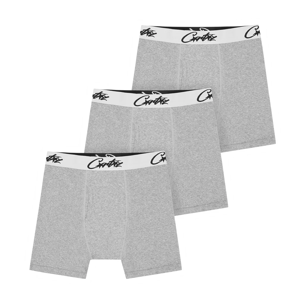 Tripack Boxer AllStarz (Gris)