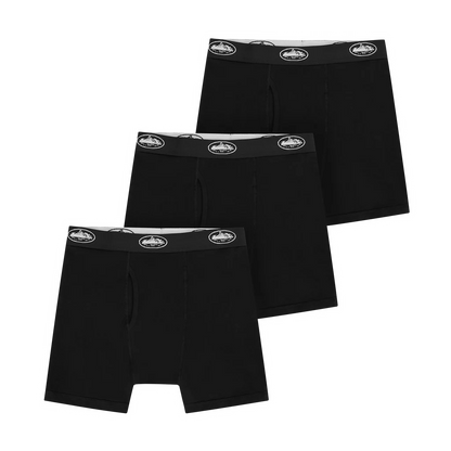 Tripack Boxer Alcatraz (Black)