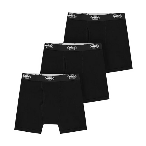 Tripack Boxer Alcatraz (Black)