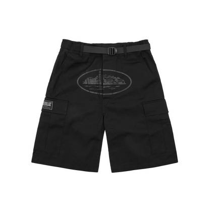 ALCATRAZ CARGO SHORT [TRIPLE BLACK]