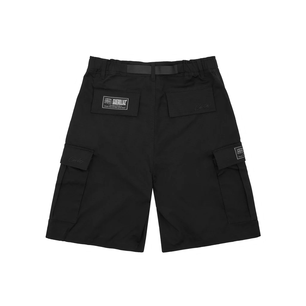 ALCATRAZ CARGO SHORT [TRIPLE BLACK]
