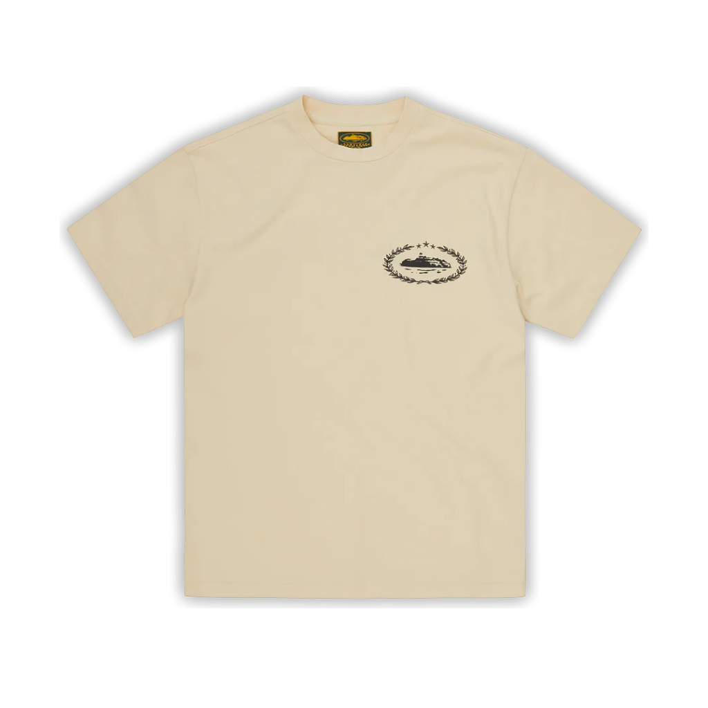 Polera Corteiz Royale Heavyweight Crema