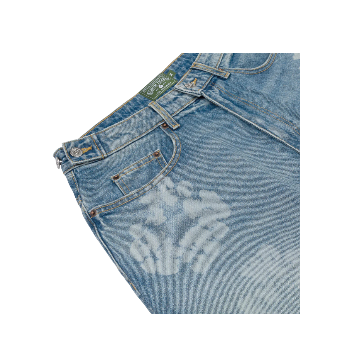 Short Denim Tears Laser Wreath