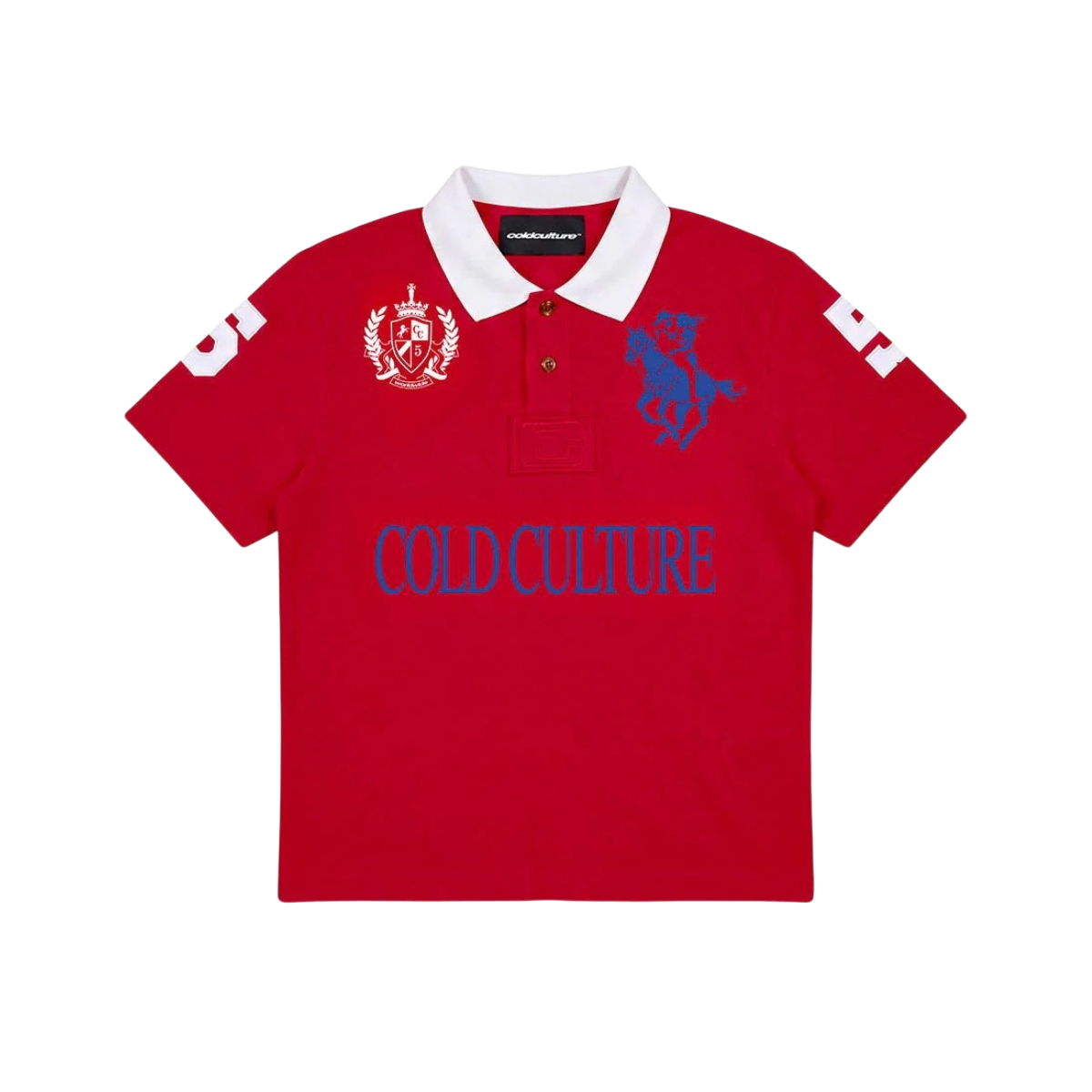 Polera Cold Culture Riding Club Polo (Red)