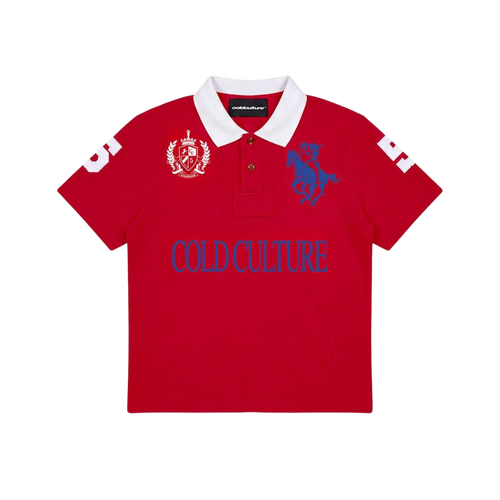 Polera Cold Culture Riding Club Polo (Red)