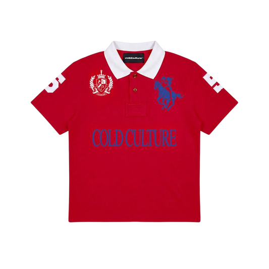 Polera Cold Culture Riding Club Polo (Red)