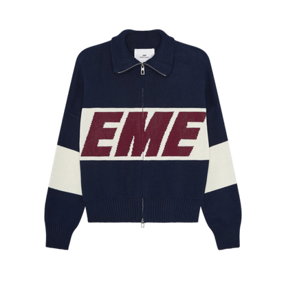Sweater Emestudios Thrill Navy Zipper Knit