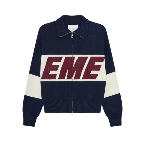 Sweater Emestudios Thrill Navy Zipper Knit
