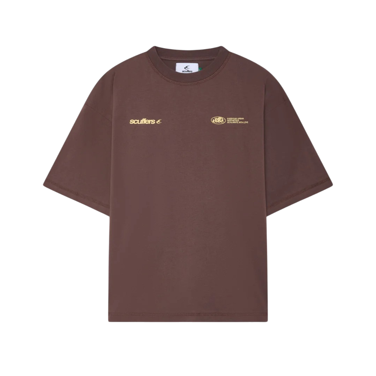 Polera Scuffers Sign Brown