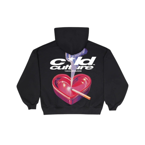 Hoodie Cold Culture Heart Ashtray (Black)