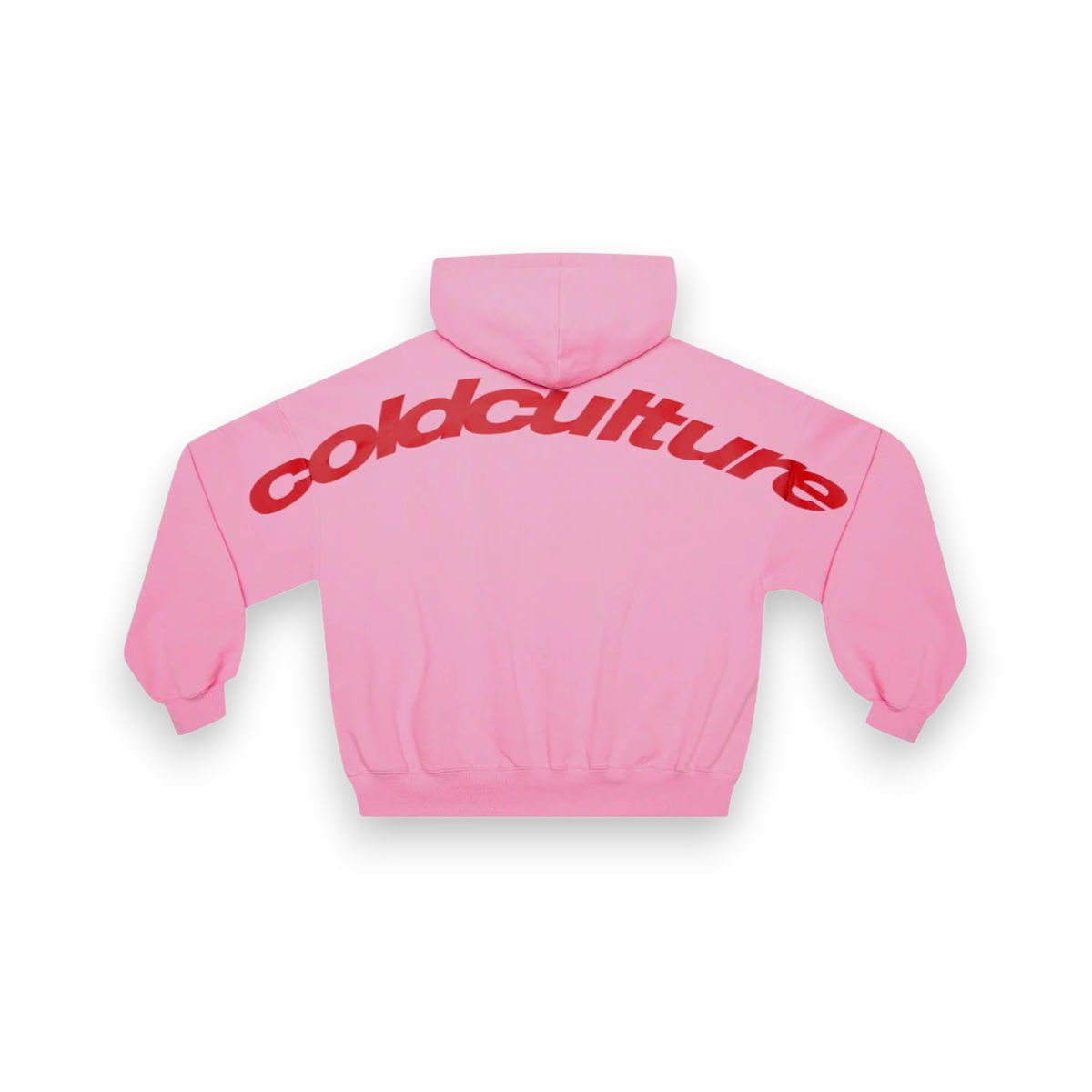 Poleron Cold Culture Curved Zip (Pink & Red)