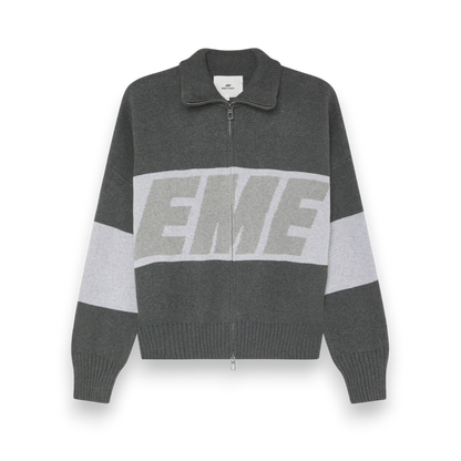 Sweater EmeStudios Thrill Grey Zipper Knit