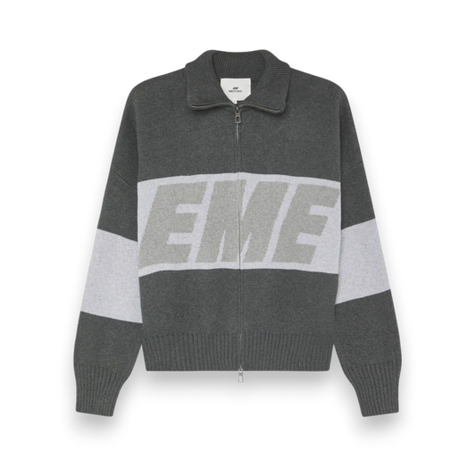 Sweater EmeStudios Thrill Grey Zipper Knit