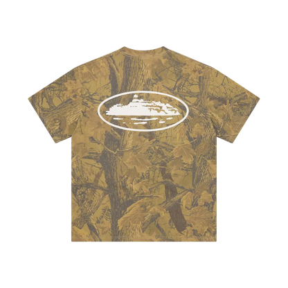 Polera Corteiz Island Puff Print Forest Camo