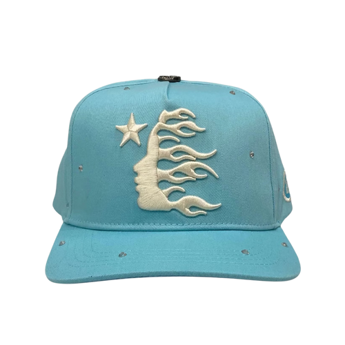 Gorra Hellstar OG Logo Rhinestone Baby Blue