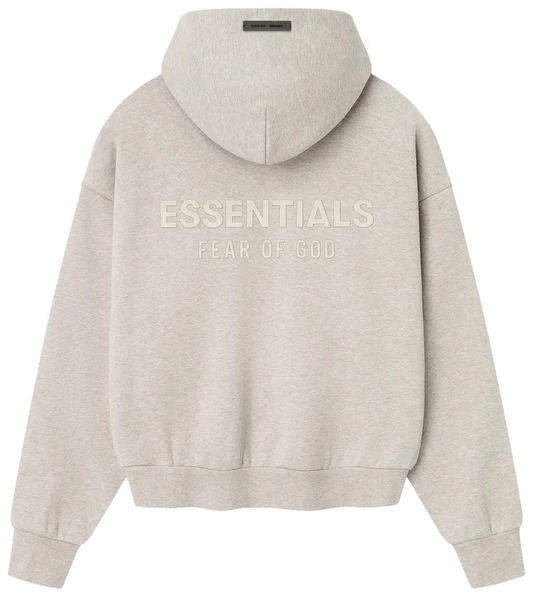 Hoodie Essentials Heather Stone SS25