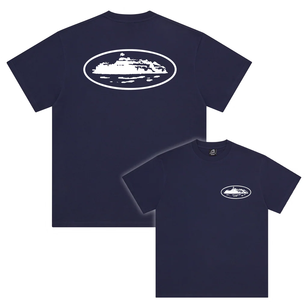 Island Puff Tee (Navy)