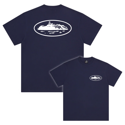 Island Puff Tee (Navy)