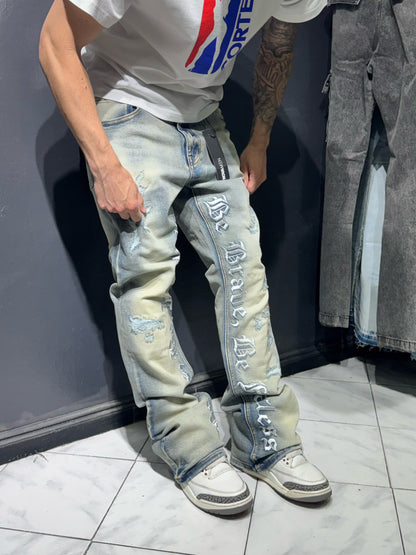 Stacked Skinny Flare Braved