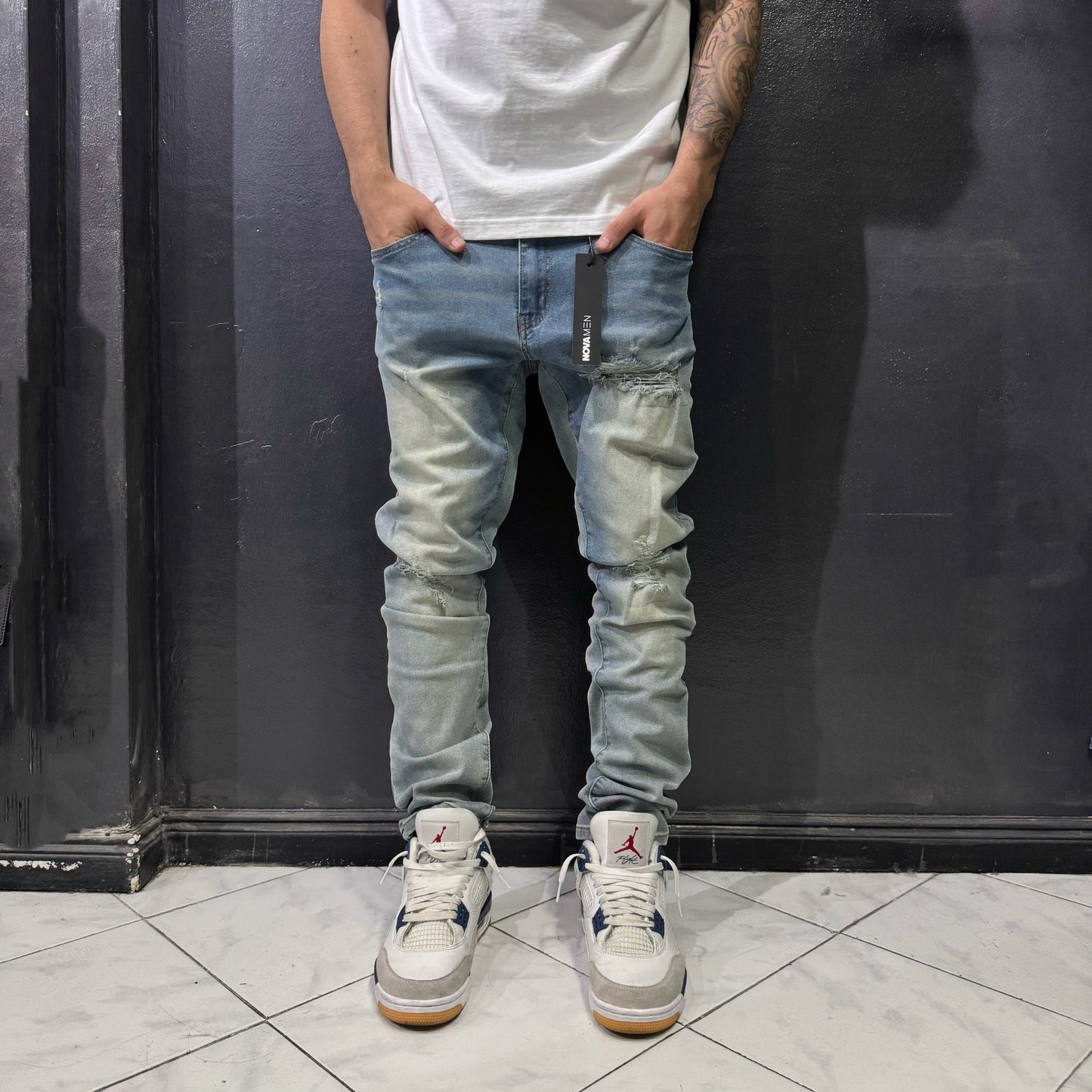 Jeans Skinny Destructed