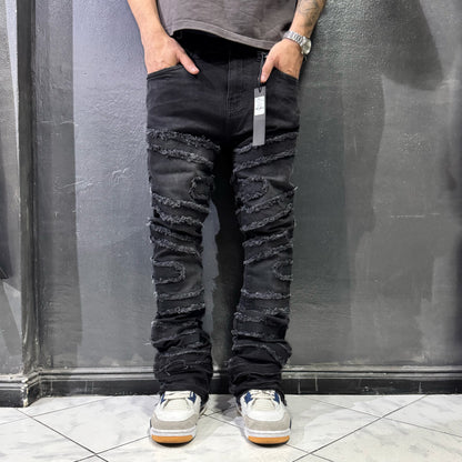 Jeans Skinny Flared About (Black)