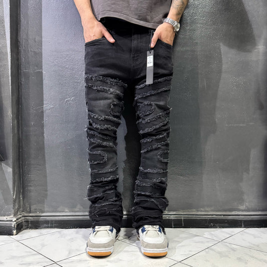 Jeans Skinny Flared About (Black)