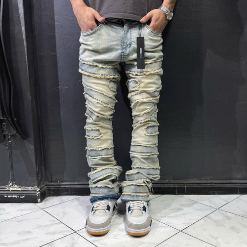 Jeans Skinny Flared About (Cream)