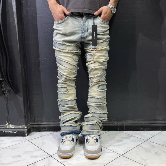 Jeans Skinny Flared About (Cream)