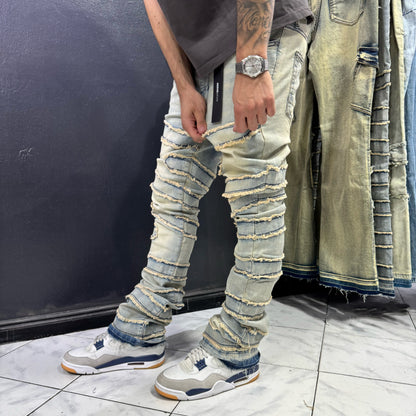 Jeans Skinny Flared About (Cream)